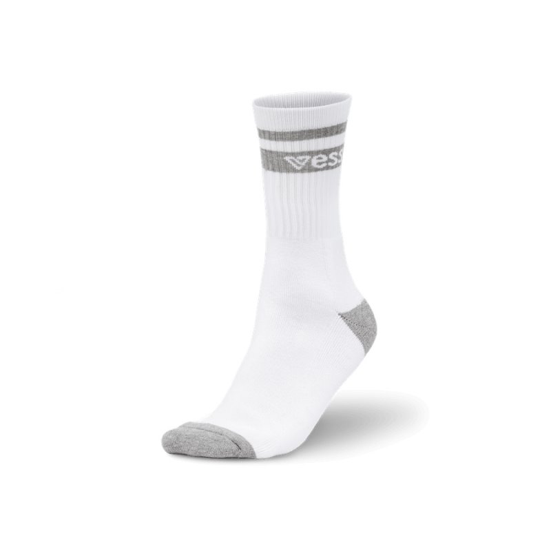 Vessi Crew Socks Accessories Socks White | CA-88262