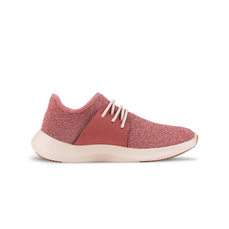 Vessi Everyday Classic Women's Waterproof Shoes Pink Red White | CA-71907