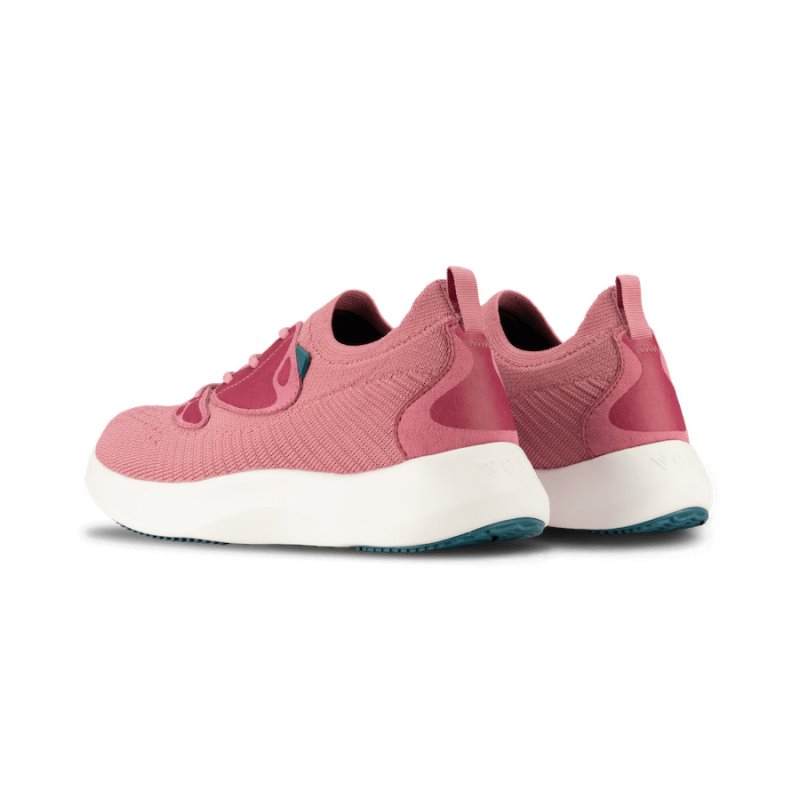 Vessi Everyday Move Men's Waterproof Sneakers Pink | CA-82236