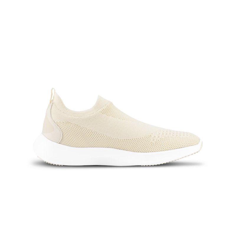 Vessi Everyday Move Slip Ons Men's Waterproof Sneakers Beige | CA-09703