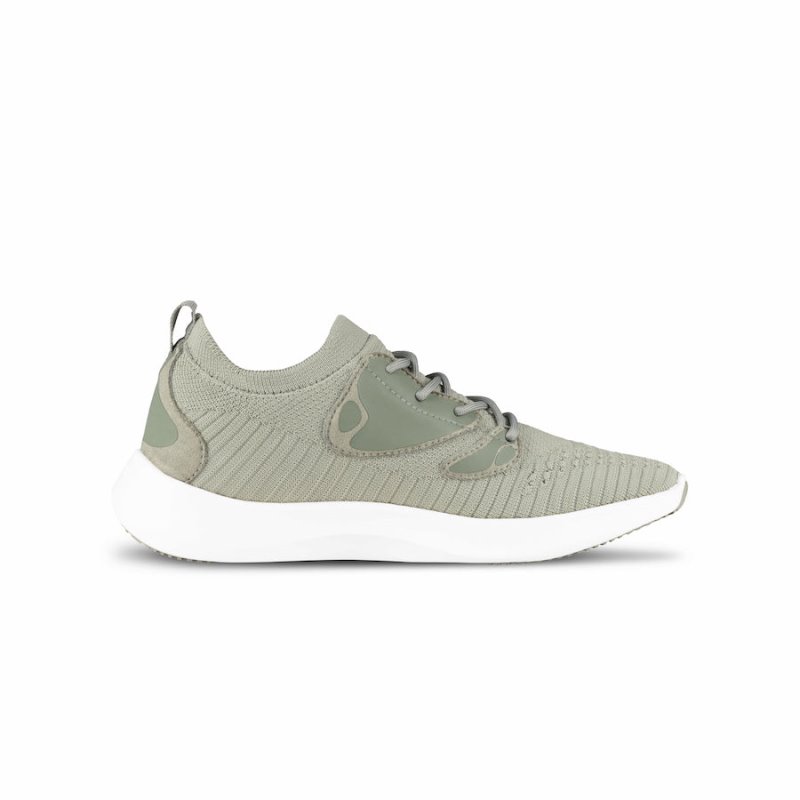 Vessi Everyday Move Women's Waterproof Sneakers Green | CA-39802