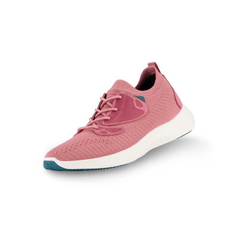 Vessi Everyday Move Women\'s Waterproof Sneakers Pink | CA-40049