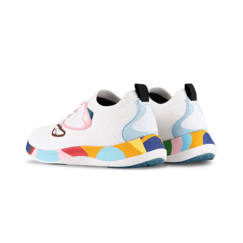 Vessi Everyday Move Women's Waterproof Sneakers White / Multicolor | CA-55614