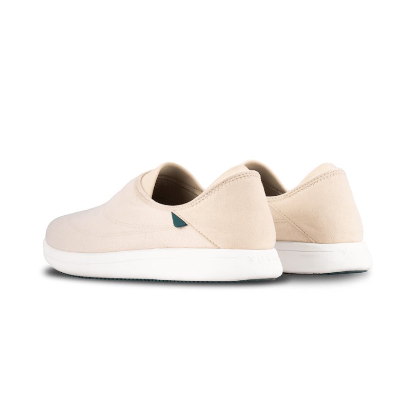 Vessi Sunday Slippers Women's Waterproof Shoes Beige | CA-08088