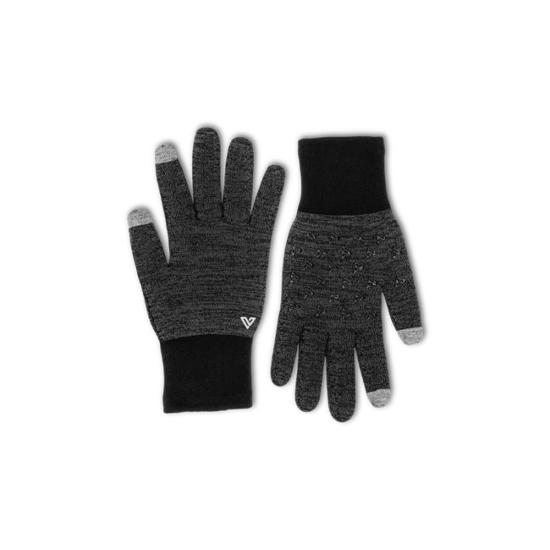 Vessi Waterproof Knit Gloves 3.0 Accessories Gloves Dark Grey | CA-89848