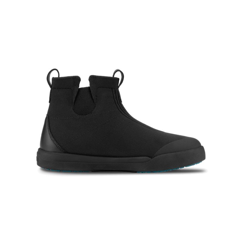 Vessi Weekend Chelsea Kids' Waterproof Boots Black / Black | CA-66965