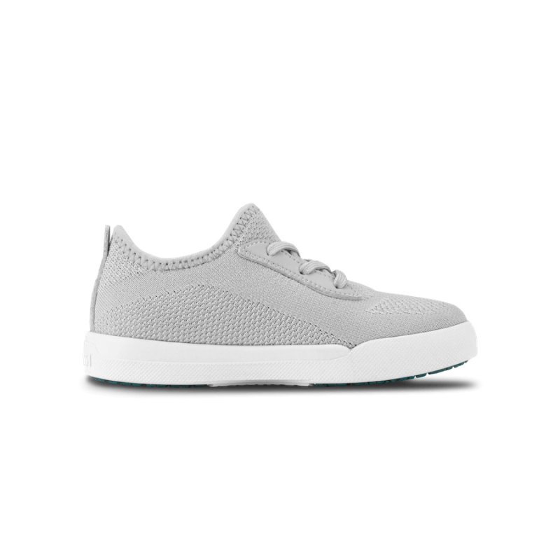 Vessi Weekend Kids' Waterproof Sneakers Grey | CA-07617