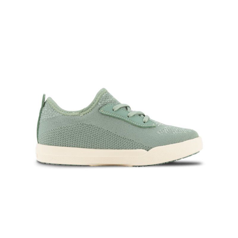 Vessi Weekend Kids' Waterproof Sneakers Green | CA-44645