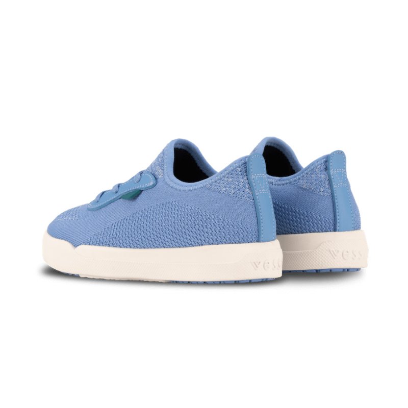 Vessi Weekend Kids' Waterproof Sneakers Blue | CA-72809