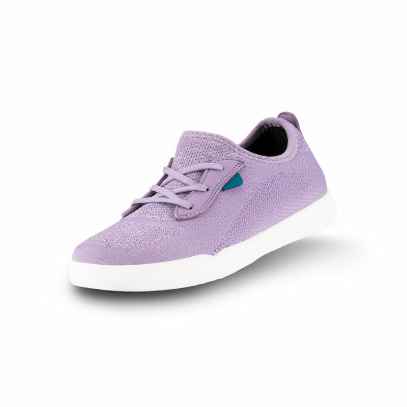 Vessi Weekend Kids\' Waterproof Sneakers Purple | CA-73979