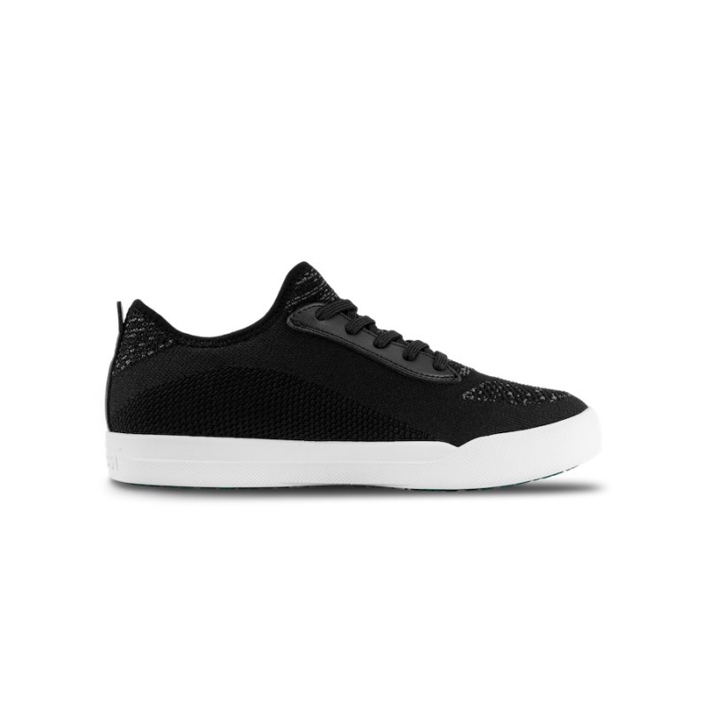 Vessi Weekend Men's Waterproof Sneakers Black | CA-09674