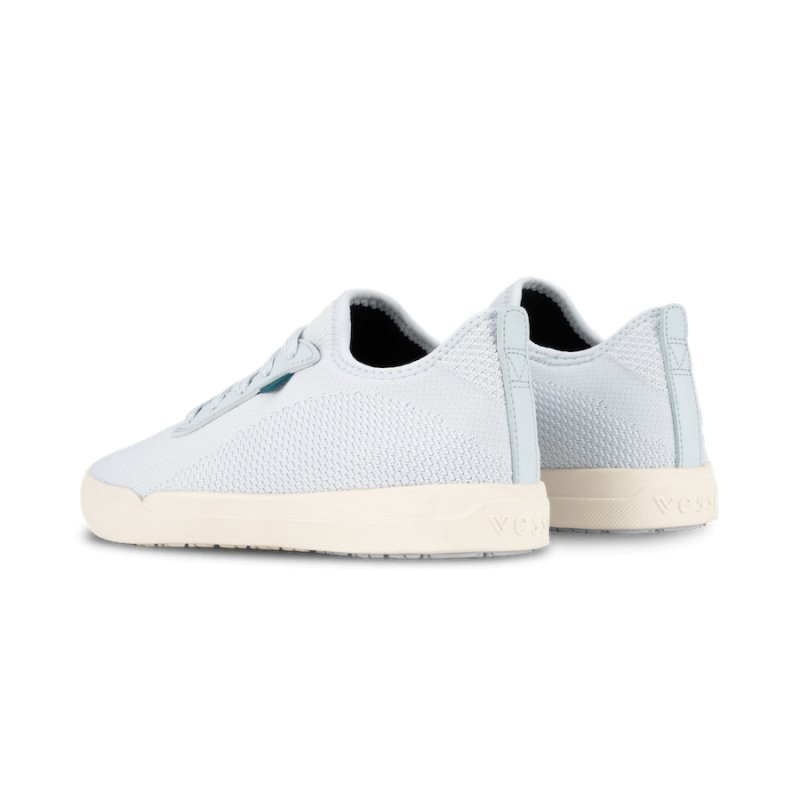 Vessi Weekend Men's Waterproof Sneakers Light Blue | CA-48414