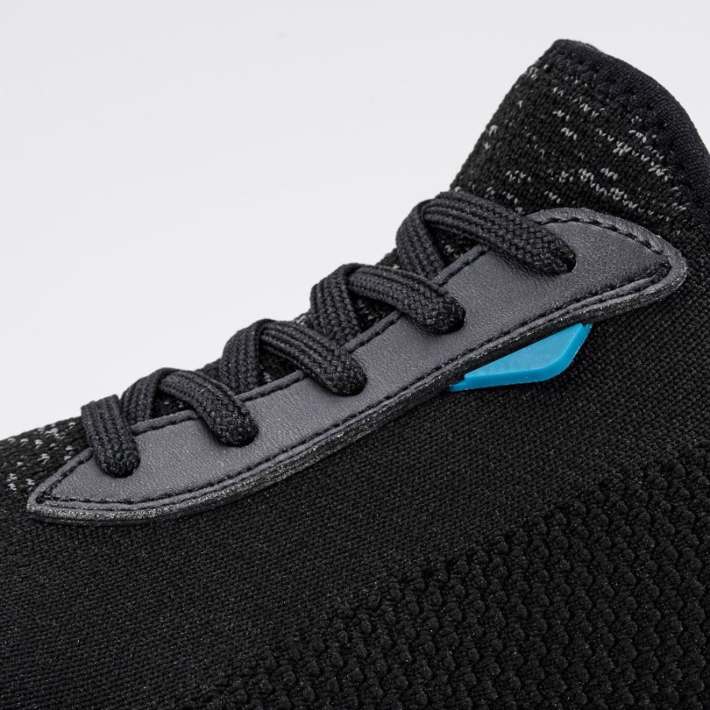 Vessi Weekend Men's Waterproof Sneakers Black / Black | CA-99283