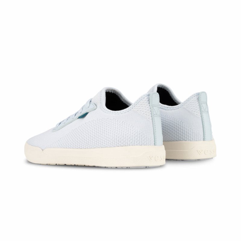 Vessi Weekend Women's Waterproof Sneakers Light Blue | CA-98478