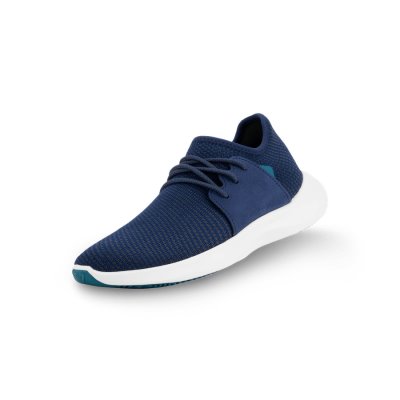 Vessi Everyday Classic Men's Waterproof Shoes Blue | CA-07754