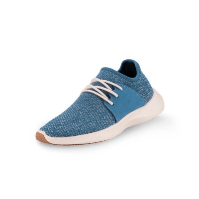 Vessi Everyday Classic Men's Waterproof Shoes Blue White | CA-29060