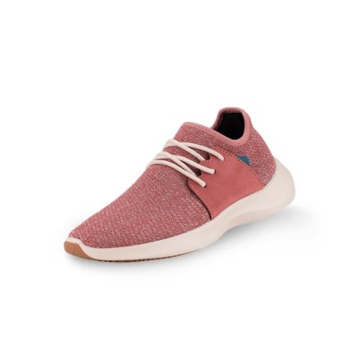 Vessi Everyday Classic Men's Waterproof Shoes Pink Red White | CA-32575