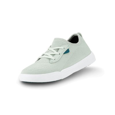 Vessi Weekend Kids' Waterproof Sneakers Light Green | CA-54383